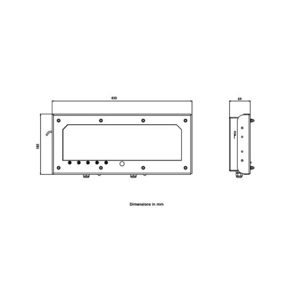Ripetitore di peso inox DGT100