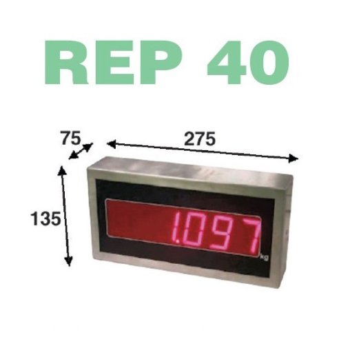 Ripetitore di peso inox REP 40