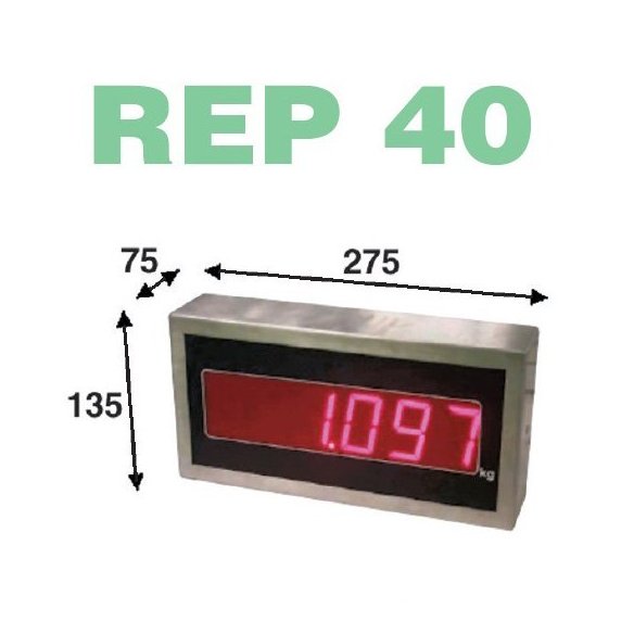 Ripetitore di peso inox REP 40