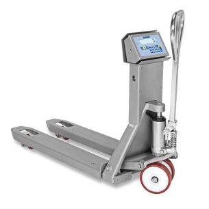 Transpallet pesatore in acciaio inox