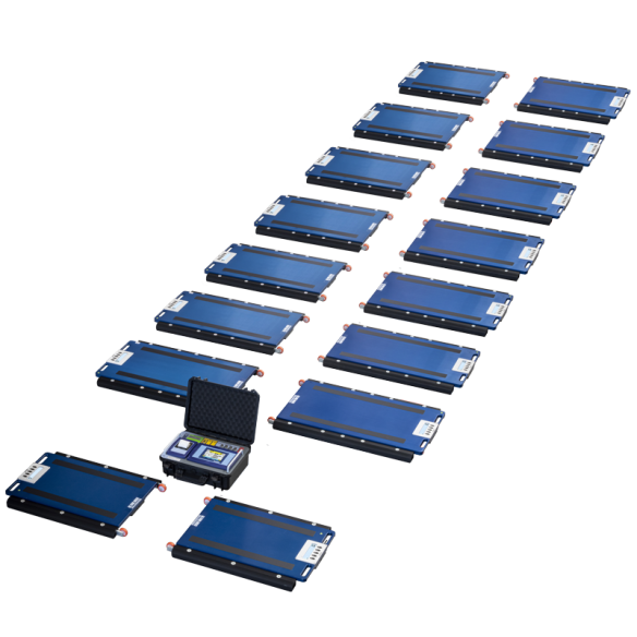Kit di pesatura per veicoli e camion da 2 a 4 assi. Versione Wireless con Touch Screen Kit di pesatura per veicoli e camion da 2 a 4 assi. Versione Wireless con Touch Screen