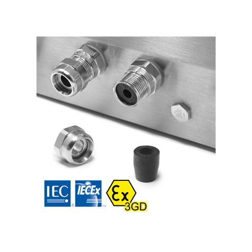 Dini Argeo - Indicatore touch screen 3590EGT-IECEX3GD per zone Ex 2 & 22