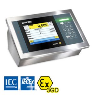 Dini Argeo - Indicatore touch screen 3590EGT-IECEX3GD per zone Ex 2 & 22