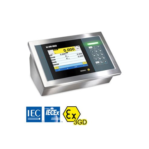 Dini Argeo - Indicatore touch screen 3590EGT-IECEX3GD per zone Ex 2 & 22