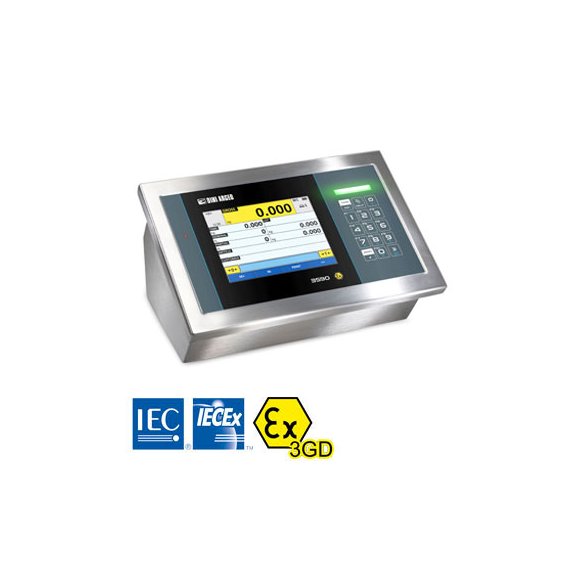 Dini Argeo - Indicatore touch screen 3590EGT-IECEX3GD per zone Ex 2 & 22