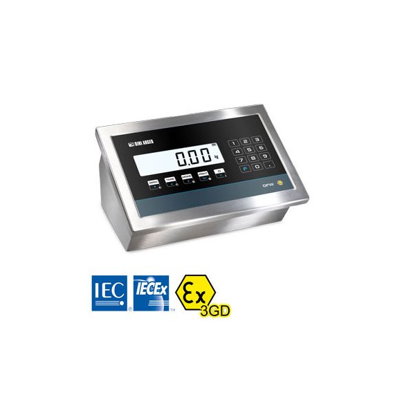 Dini Argeo - Indicatore di peso DFW-IECEX3GD IECEx PER ZONE Ex 2 & 22