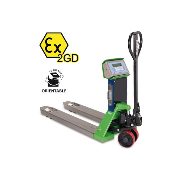 Transpallet pesatore Atex Serie TPWX