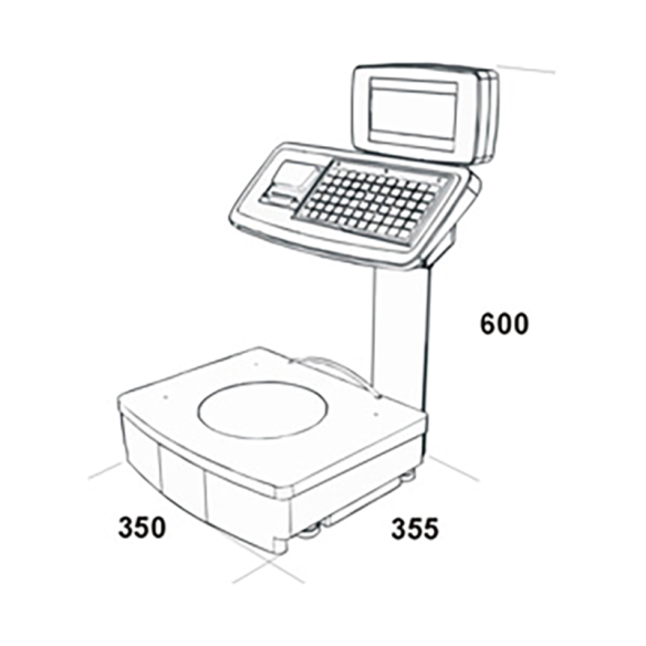 Bilance da banco per negozio e mercato ambulante serie GPE "M" Bilance da banco per negozio e mercato ambulante serie GPE "M"